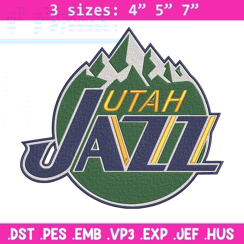 Utah Jazz logo embroidery design, NBA embroidery, Sport embroidery, Embroidery design,Logo sport embroidery..jpg
