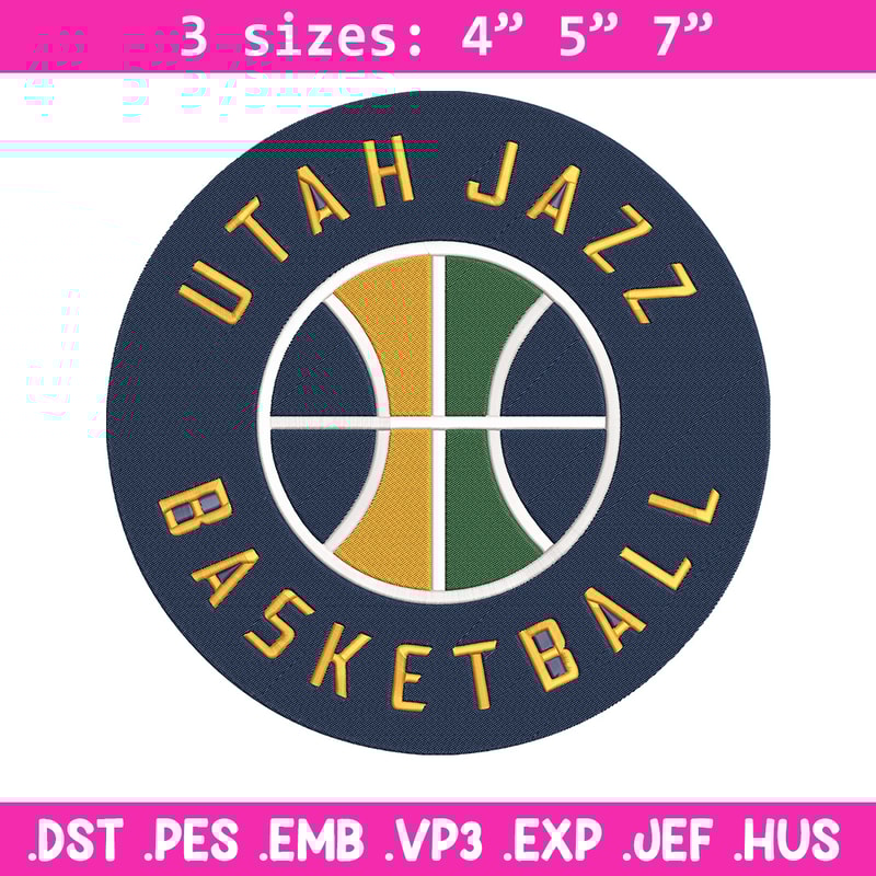 Utah Jazz logo embroidery design, NBA embroidery, Sport embroidery, Embroidery design,Logo sport embroidery.jpg