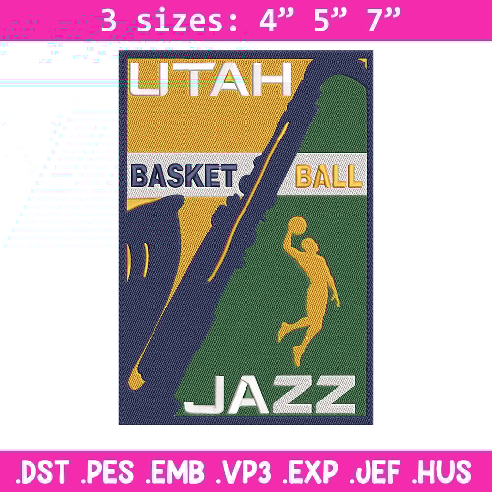 Utah Jazz logo embroidery design, NBA embroidery, Sport embroidery,Embroidery design, Logo sport embroidery.jpg