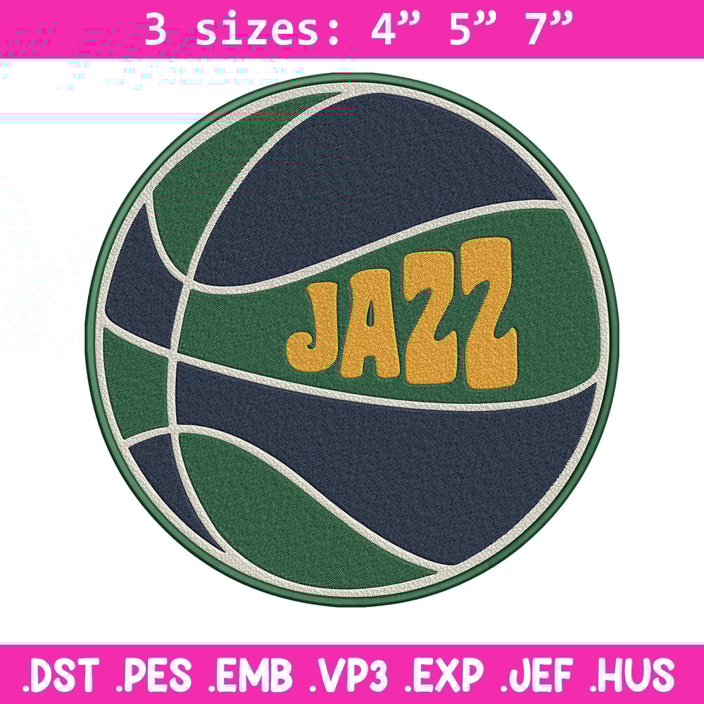 Utah Jazz logo embroidery design, NBA embroidery, Sport embroidery,Embroidery design,Logo sport embroidery..jpg