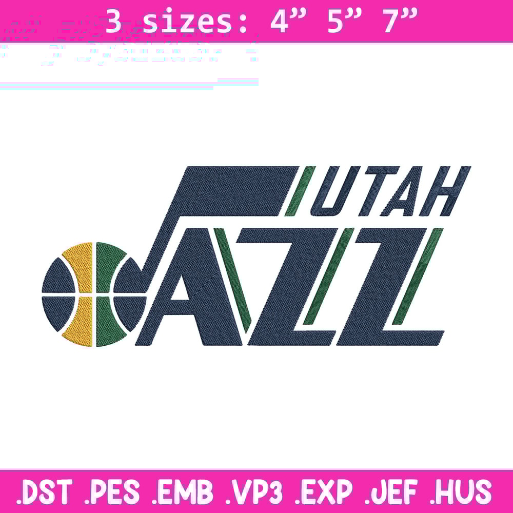 Utah Jazz logo embroidery design,NBA embroidery,Sport embroidery, Embroidery design, Logo sport embroidery..jpg