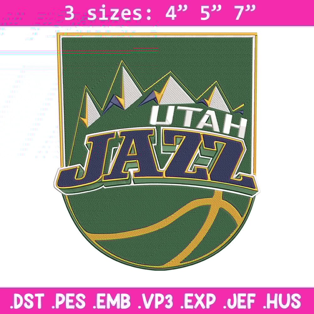 Utah Jazz logo embroidery design,NBA embroidery,Sport embroidery, Embroidery design, Logo sport embroidery.jpg