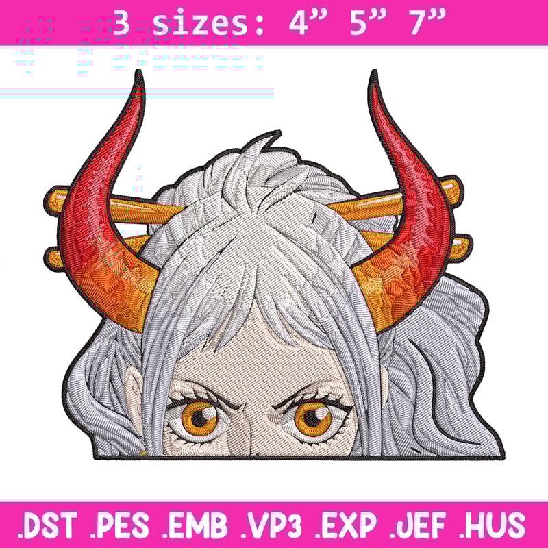 Yamato peeker Embroidery Design, One piece Embroidery, Embroidery File, Anime Embroidery,Anime shirt,Digital download.jpg