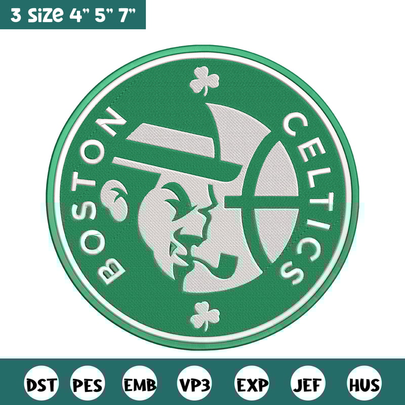 Boston Celtics logo embroidery design, NBA embroidery, Sport embroidery,Logo sport embroidery, Embroidery design.jpg