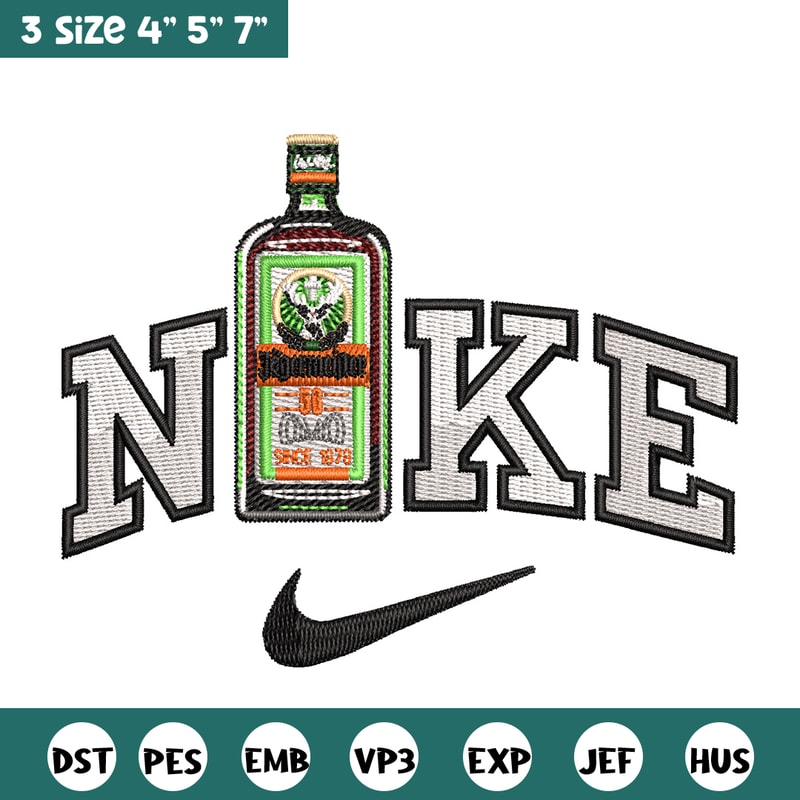 Bottle x nike embroidery design, Nike embroidery, Embroidery file, Embroidery shirt, Nike design, Digital download.jpg