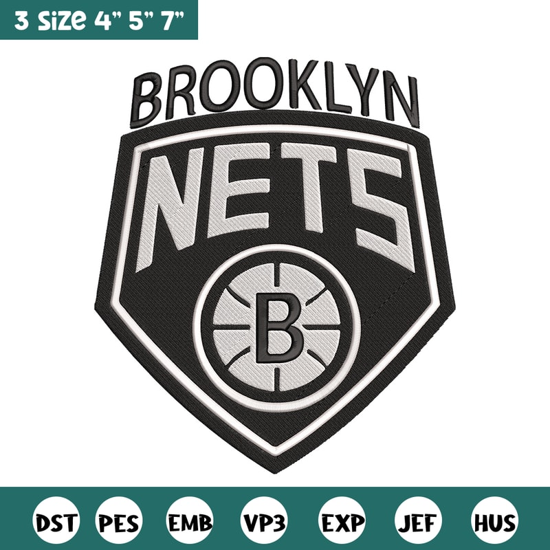 Brooklyn Nets logo embroidery design, NBA embroidery,Sport embroidery, Logo sport embroidery, Embroidery design.jpg