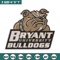 Bryant Bulldogs mascot embroidery design, NEC embroidery,Sport embroidery, logo sport embroidery, Embroidery design.jpg