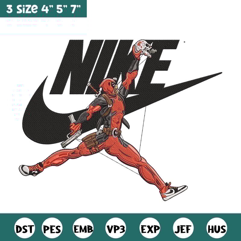 Deadpool nike Embroidery Design, Deadpool Embroidery, Embroidery File,Nike Embroidery, Anime shirt, Digital download.jpg