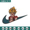 Gogeta x nike Embroidery Design, Dragonball Embroidery, Embroidery File, Nike Embroidery, Anime shirt, Digital download.jpg