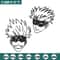 Gojo face Embroidery Design, Jujutsu Embroidery, Embroidery File, Anime Embroidery, Anime shirt, Digital download.jpg