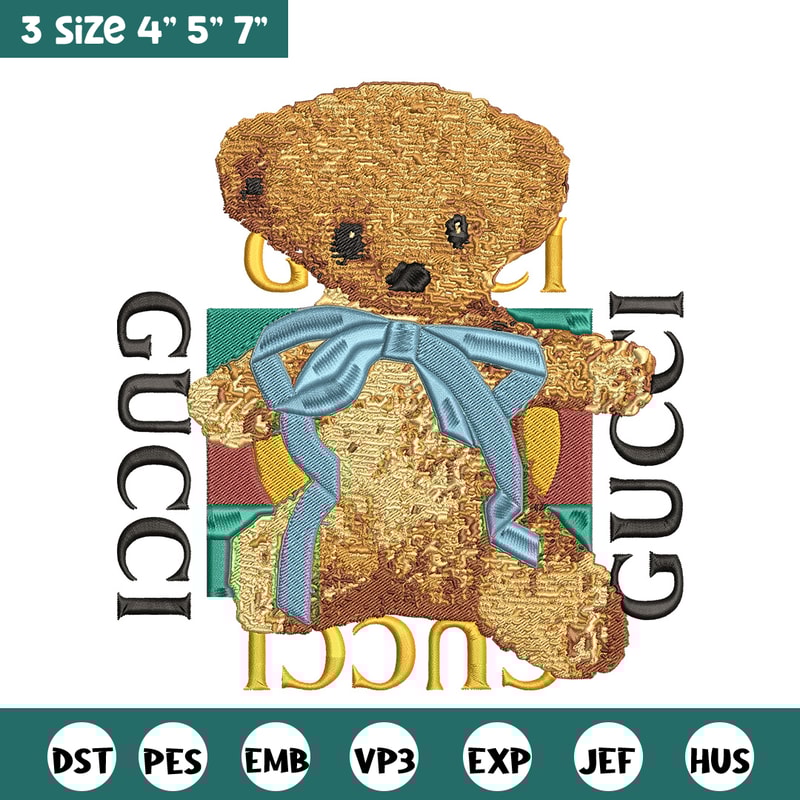 Gucci x bear Embroidery Design, Gucci Embroidery, Embroidery File, Anime Embroidery, Anime shirt, Digital download.jpg