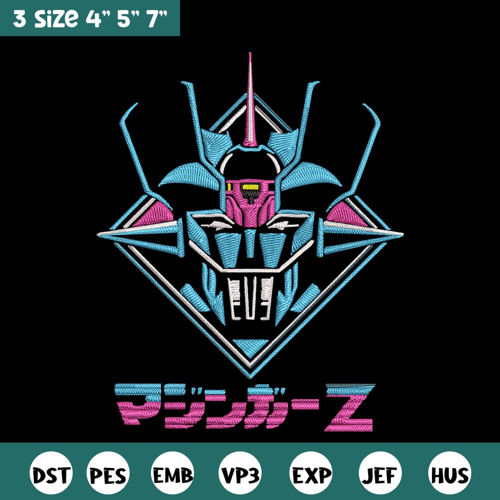 Gundam logo Embroidery Design, Gundam Embroidery, Embroidery File, Anime Embroidery, Anime shirt, Digital download.jpg