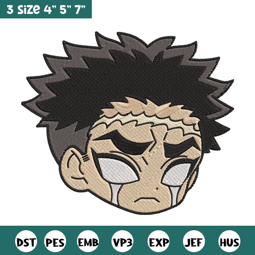 Gyomei sticker Embroidery Design, Demon slayer Embroidery, Embroidery File, Anime Embroidery, Digital download.jpg