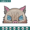 Inosuke Peeker Embroidery Design, Demon slayer Embroidery, Embroidery File, Anime Embroidery, Digital download..jpg