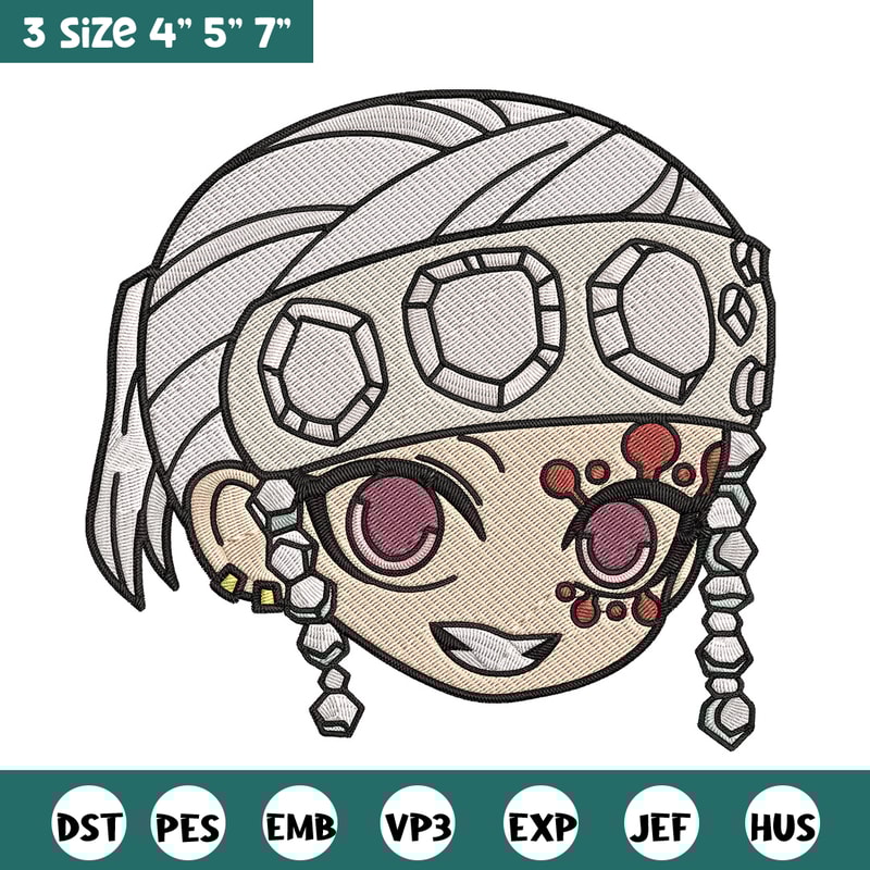 Tengen sticker Embroidery Design, Demon slayer Embroidery, Embroidery File, Anime Embroidery, Digital download.jpg
