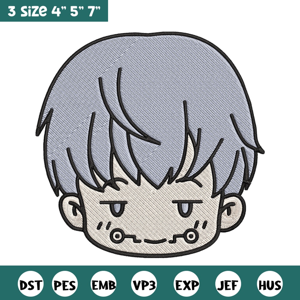 Toge chibi Embroidery Design, Jujutsu Embroidery, Embroidery File, Anime Embroidery, Anime shirt, Digital download.jpg