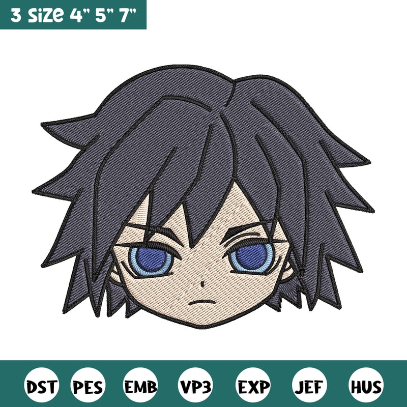 Tomioka sticker Embroidery Design, Demon slayer Embroidery, Embroidery File, Anime Embroidery, Digital download.jpg