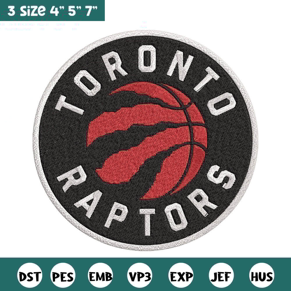 Toronto Raptors design embroidery design, NBA embroidery, Sport embroidery,Embroidery design, Logo sport embroidery..jpg