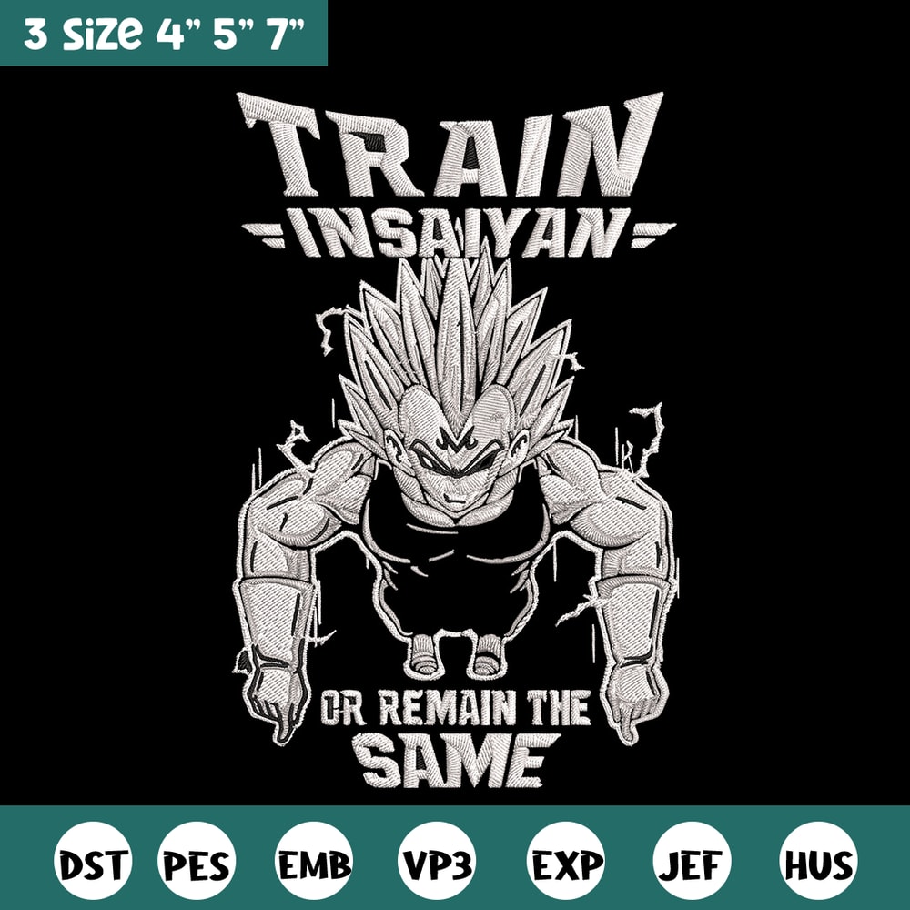 Train in saiyan Embroidery Design, Dragonball Embroidery,Embroidery File, Anime Embroidery, Anime shirt,Digital download.jpg