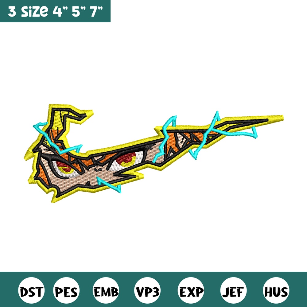 Zenitsu Eyes nike embroidery design, Kimetsu no Yaiba embroidery, nike design, anime shirt, digital download.jpg