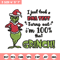 I Just Took A DNA Test Grinch Embroidery design, Grinch christmas Embroidery, Grinch design, Instant download.jpg