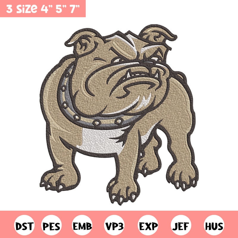 Azalea Bulldogs logo embroidery design, Football embroidery, Sport embroidery, logo sport embroidery,Embroidery design.jpg