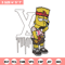 Bart simpson lv Embroidery Design, Lv Embroidery, Embroidery File, Simpson Embroidery, Logo shirt, Digital download.jpg