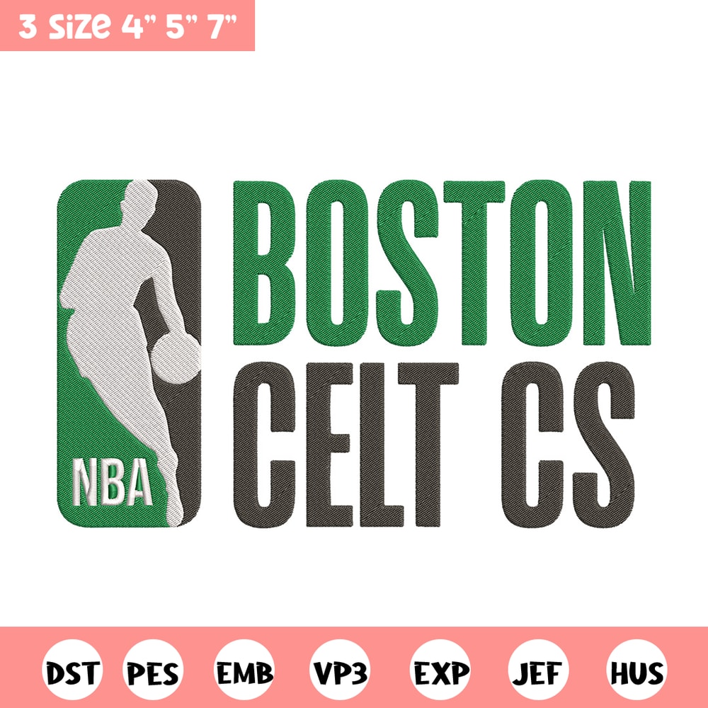 Boston Celtics logo embroidery design, NBA embroidery, Sport embroidery, Logo sport embroidery, Embroidery design..jpg