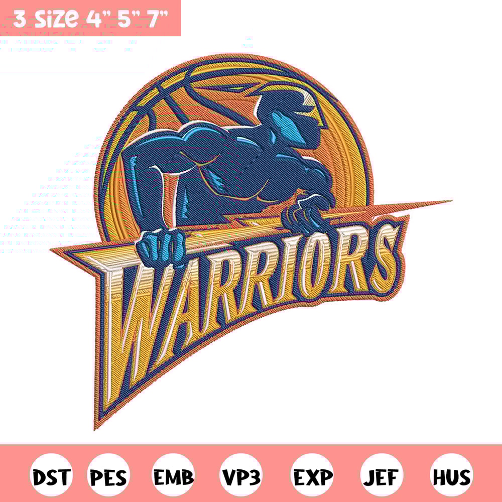 Golden State Warriors design embroidery design, NBA embroidery, Sport embroidery,Embroidery design,Logo sport embroidery.jpg