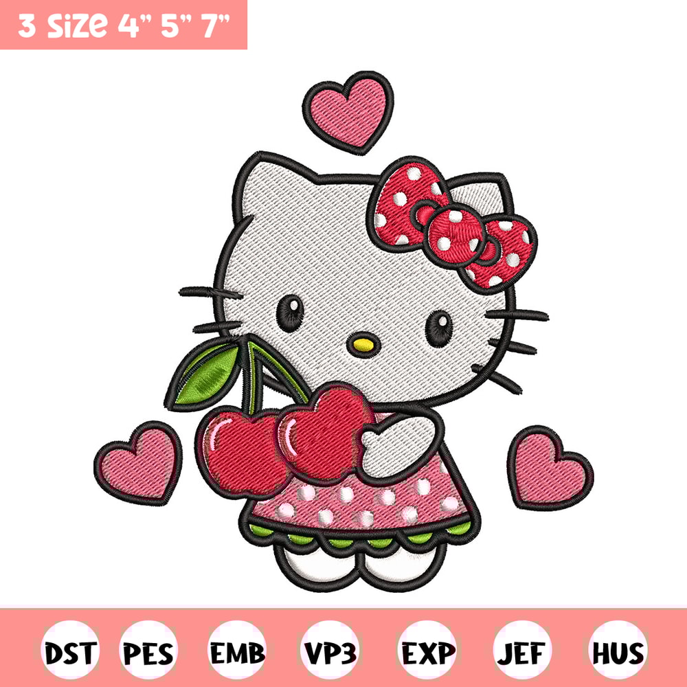 Hello kitty Embroidery Design, Haello kitty cartoon Embroidery, Embroidery File, Cartoon shirt, Digital download..jpg