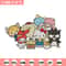 Hello Kitty friends Embroidery Design, Hello kitty Embroidery, Embroidery File, Anime Embroidery, Digital download.jpg