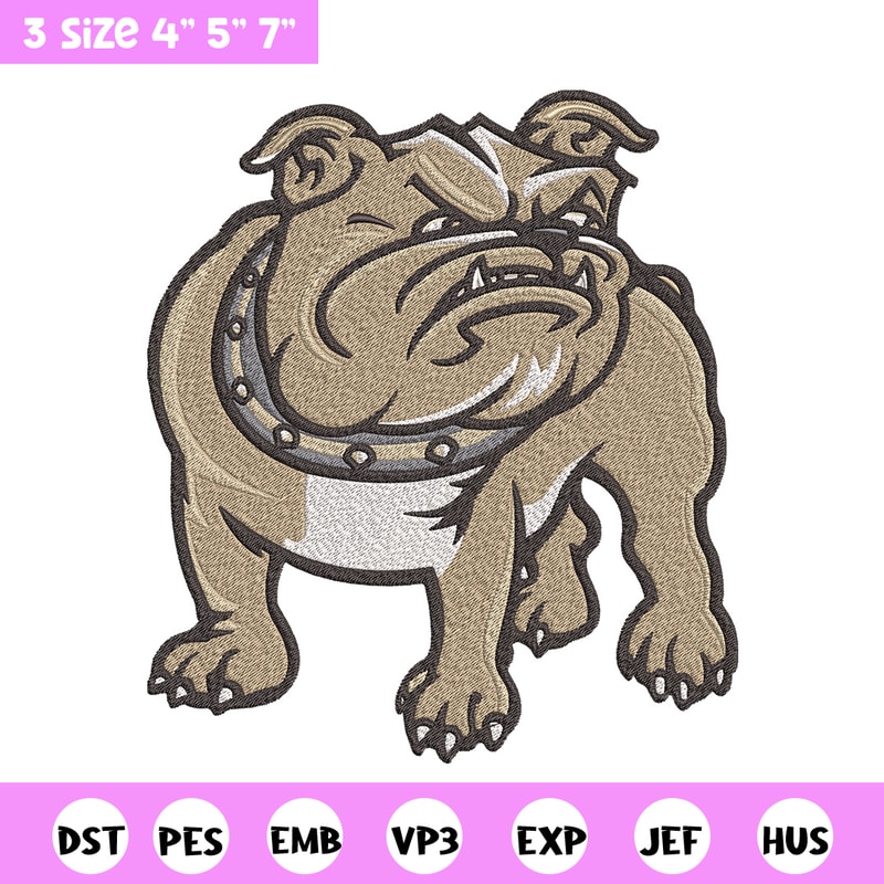 Azalea Bulldogs logo embroidery design, Football embroidery, Sport embroidery, logo sport embroidery,Embroidery design.jpg