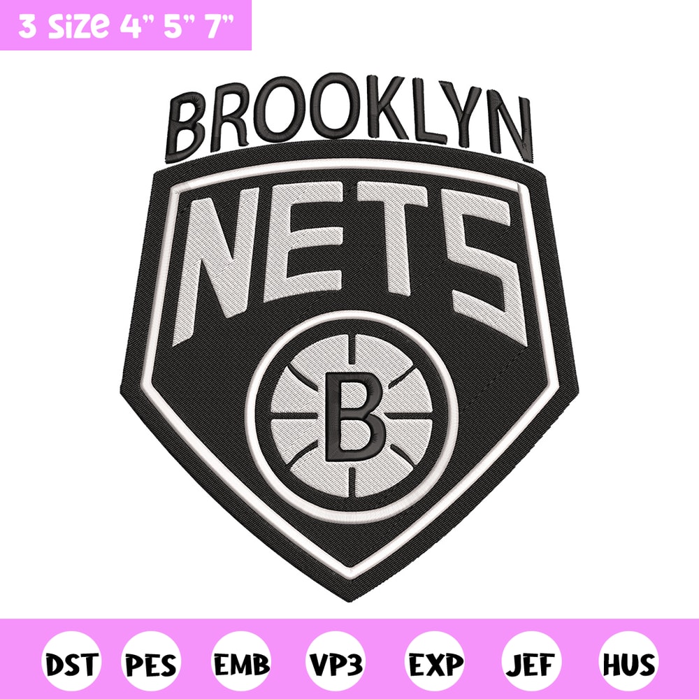 Brooklyn Nets logo embroidery design, NBA embroidery,Sport embroidery, Logo sport embroidery, Embroidery design.jpg