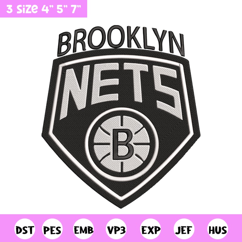 Brooklyn Nets logo embroidery design, NBA embroidery,Sport embroidery, Logo sport embroidery, Embroidery design.jpg