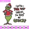 I Just Took A DNA Test Grinch Embroidery design, Grinch christmas Embroidery, Grinch design, Instant download..jpg