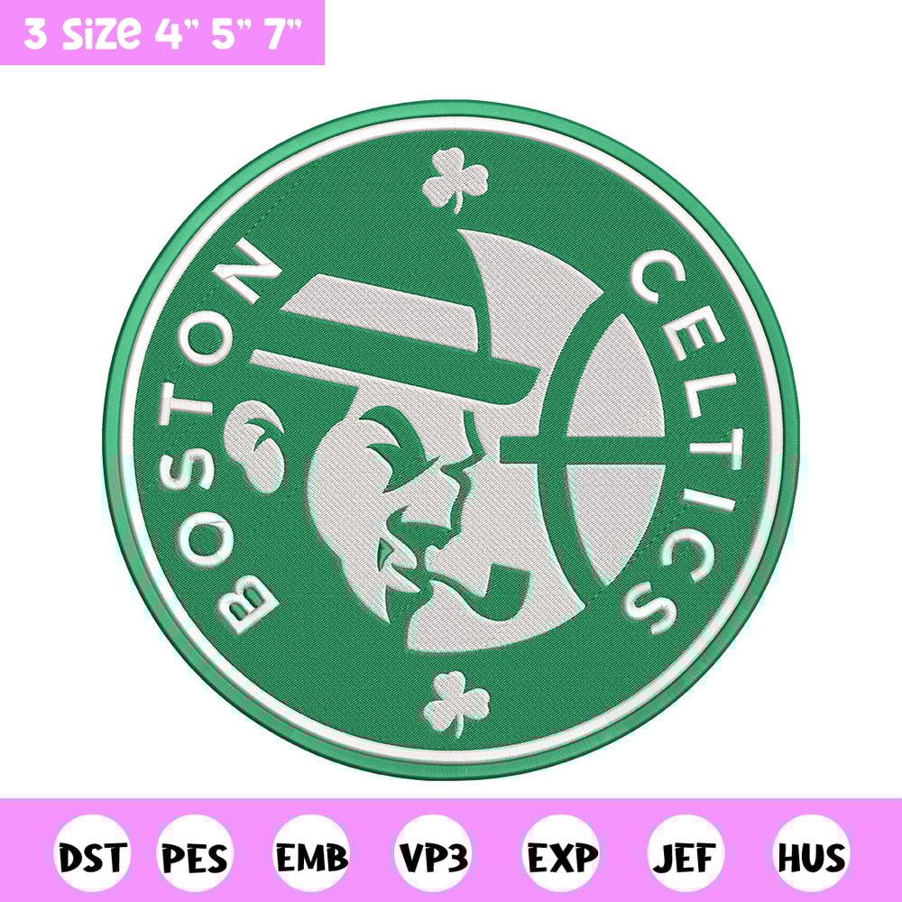 Boston Celtics logo embroidery design, NBA embroidery, Sport embroidery,Logo sport embroidery, Embroidery design.jpg