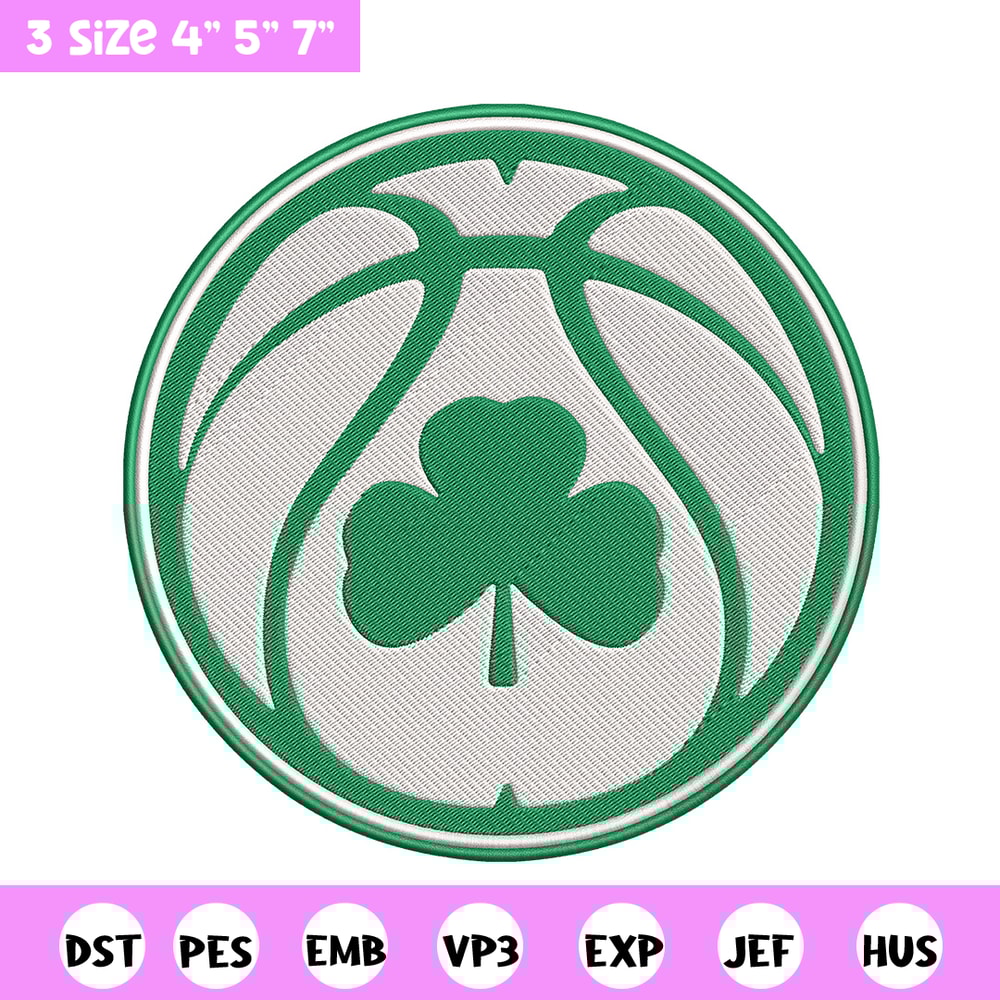 Boston Celtics logo embroidery design, NBA embroidery,Sport embroidery, Logo sport embroidery, Embroidery design.jpg