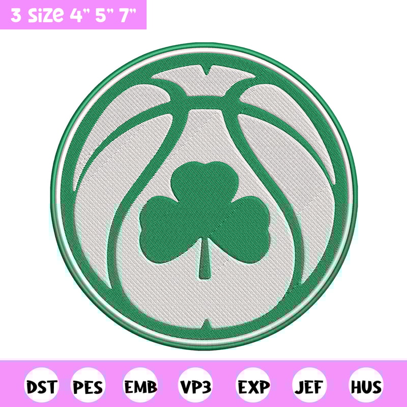 Boston Celtics logo embroidery design, NBA embroidery,Sport embroidery, Logo sport embroidery, Embroidery design.jpg