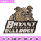 Bryant Bulldogs mascot embroidery design, NEC embroidery,Sport embroidery, logo sport embroidery, Embroidery design.jpg