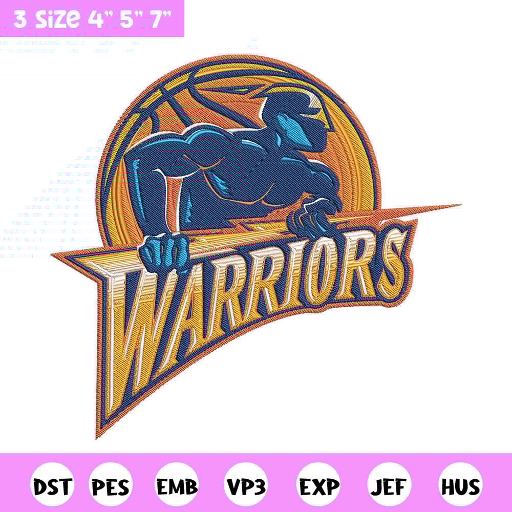 Golden State Warriors design embroidery design, NBA embroidery, Sport embroidery,Embroidery design,Logo sport embroidery.jpg