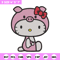 Hello Kitty Embroidery Design, Hello kitty Embroidery, Embroidery File, Anime Embroidery, Digital download.jpg