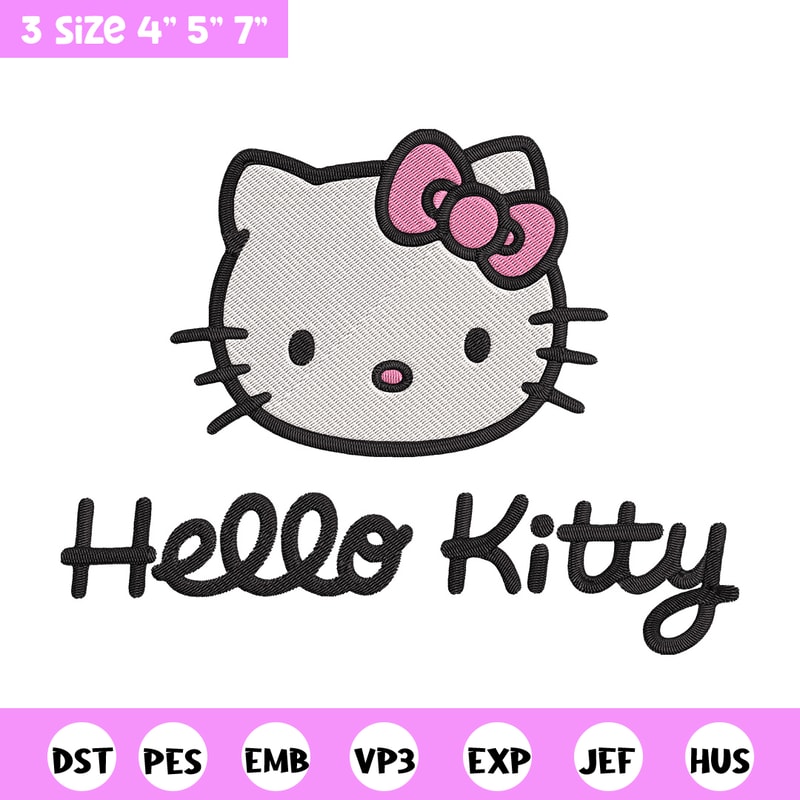 Hello Kitty logo Embroidery Design, Hello kitty Embroidery, Embroidery File, Anime Embroidery, Digital download.jpg