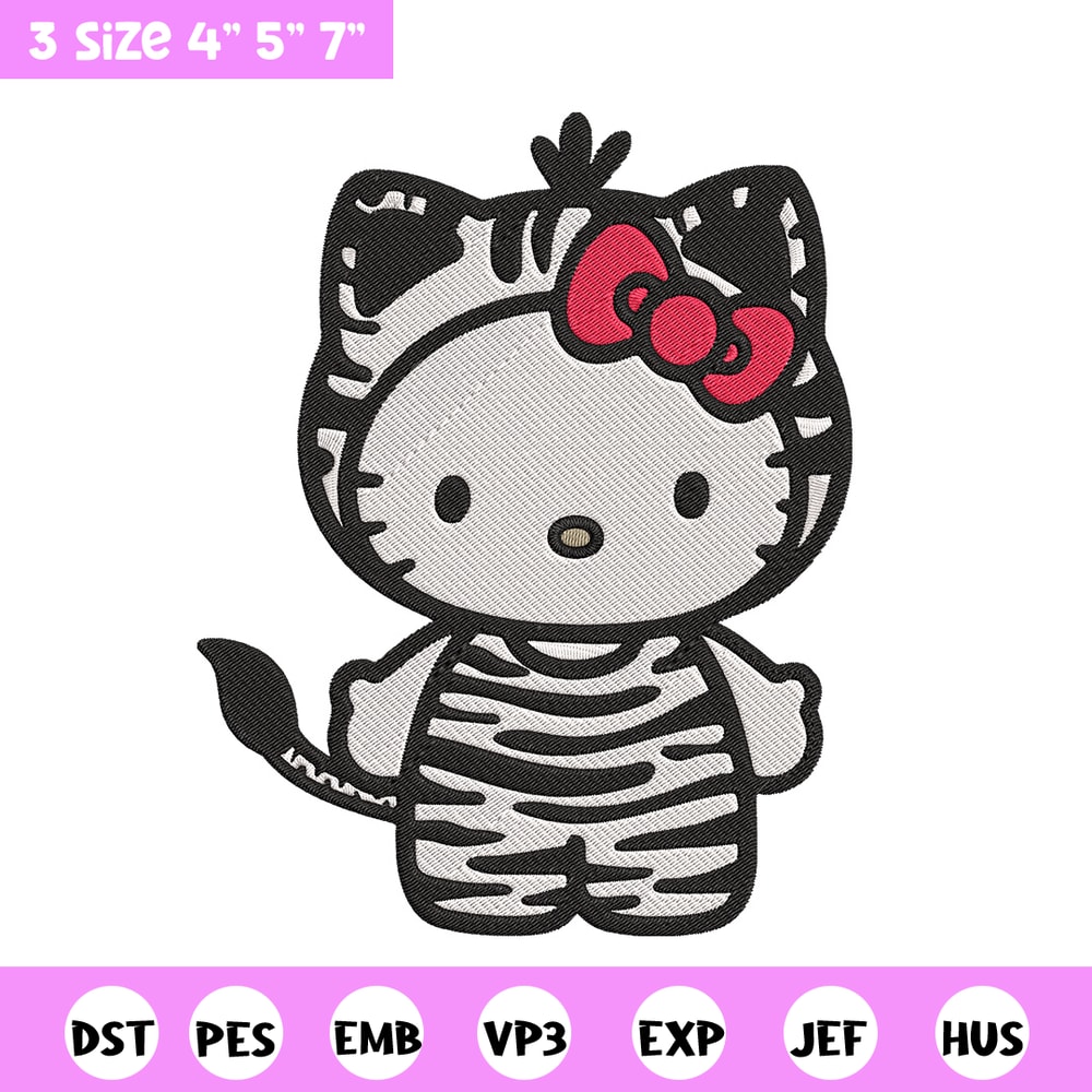 Hello Kitty sticker Embroidery Design, Hello kitty Embroidery, Embroidery File, Anime Embroidery, Digital download.jpg