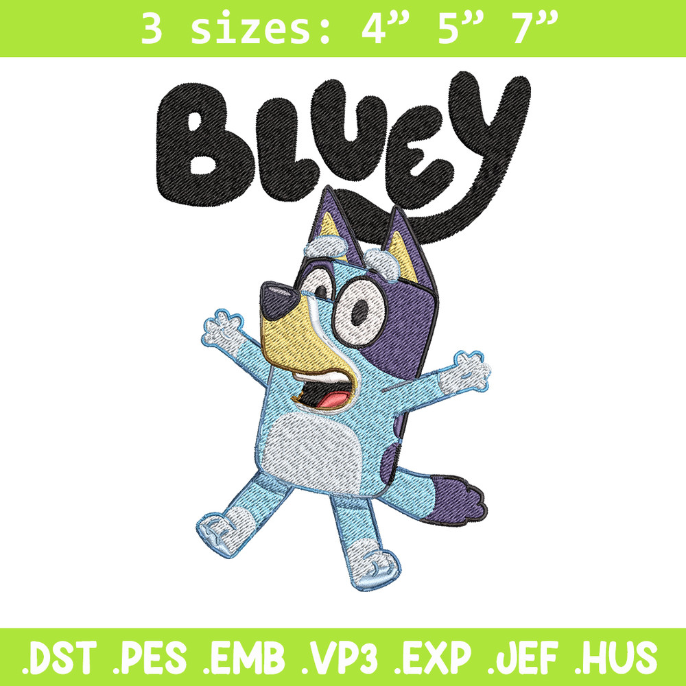 Bluey Embroidery, Bluey Cartoon Embroidery, cartoon Embroidery, cartoon shirt, Embroidery File, digital download..jpg