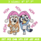 Bluey funny embroidery design, Bluey embroidery, Chrismas design, Embroidery file, Embroidery shirt, Digital download.jpg