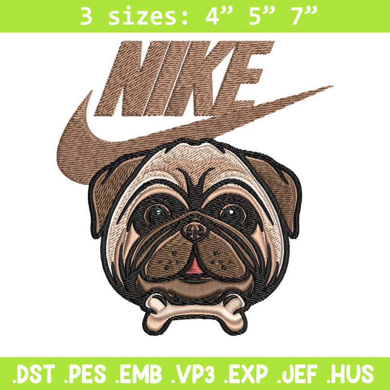 Bulldog Nike Embroidery design, Bulldog logo Embroidery, Nike design, Embroidery file, logo shirt, Instant download..jpg