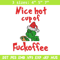 Fuckoffee embroidery design,Chrismas design, Embroidery shirt, Embroidery file, Grinch embroidery, Digital download.jpg