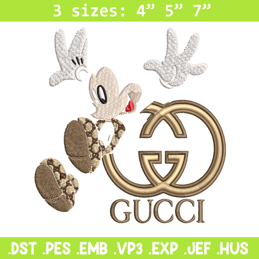 Mickey gucci Embroidery Design, Mickey Embroidery, Embroidery File, Logo shirt, Sport Embroidery, Digital download..jpg
