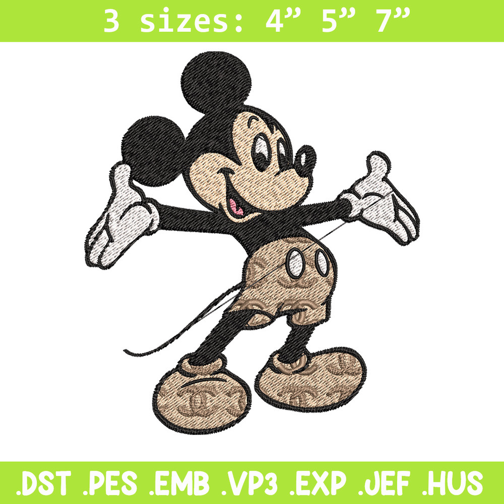 Mickey happy Embroidery Design, Gucci Embroidery, Brand Embroidery, Embroidery File, Logo shirt, Digital download.jpg