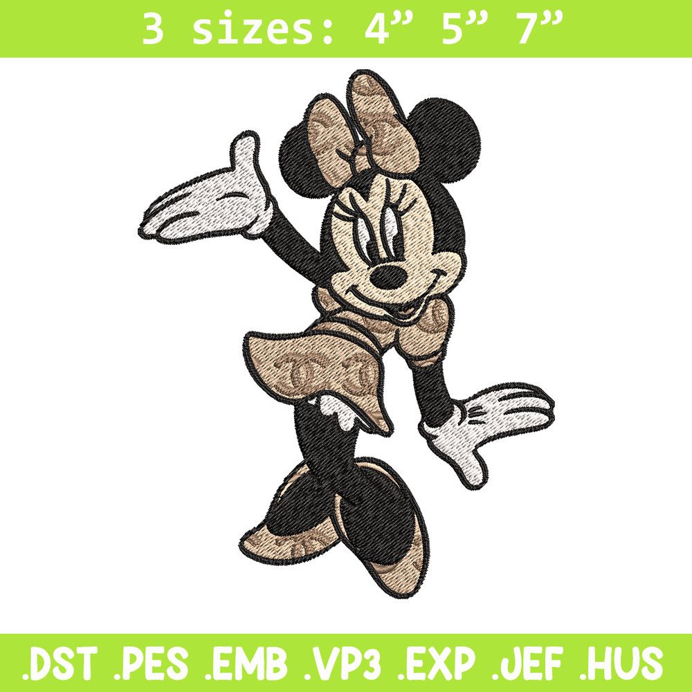 Minnie funny Embroidery Design, Gucci Embroidery, Brand Embroidery, Embroidery File, Logo shirt, Digital download.jpg